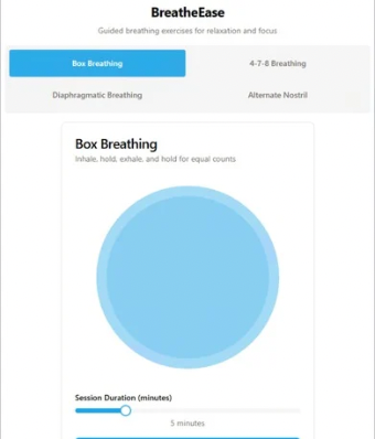 BreatheEase App